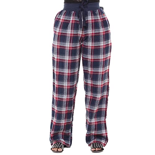 Image of Womens Multicolor Cotton Checkered Pyjama | Checks Pajama for women with Elastic & Drawstring Plus Size (S TO 8XL)