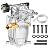 YAMATIC 3/4" Shaft Horizontal Pressure Washer Pump 3400 PSI @ 2.5 GPM Replacement Pump for Power Washer Compatible with Homelite, Troybilt, Simpson, Karcher Honda GC160 GC190 AR rmv 2.5g30 and More
