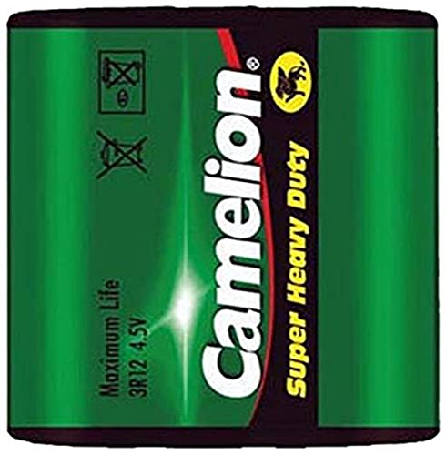 Kerbl Camelion 10100112 Super Heavy Duty Batterien 3R12 Flachbatterie/ 4,5 Volt/ 1 Stück Schrumpfverpackung