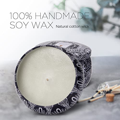 Hausware Citronella Candles Outdoor and Indoor Scented Candles Gift Set 4 Pack Soy Wax Candle