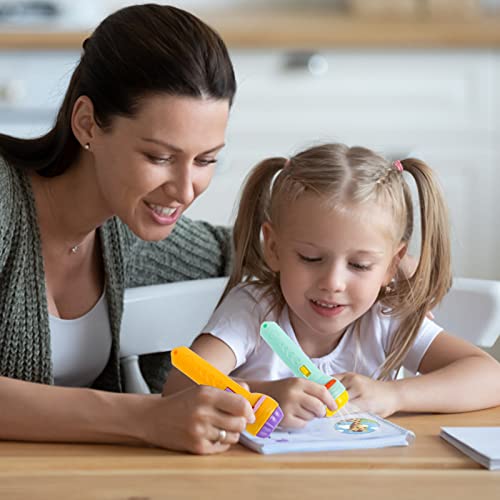 FORMIZON Proiettore di Diapositive Torcia, 2 Pezzi Storia Giocattolo del Proiettore, Lampada da Proiezione con 80 Immagini Diverse Educativo Luce Notturna Storia della Buonanotte (A) - Image 7