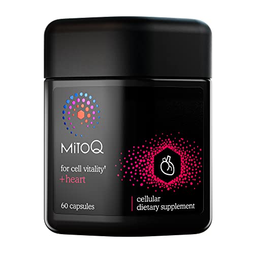 Mitoq Heart Premium Coq10 Antioxidant - Contains Magnesium, L-Carnitine & Vitamin D3 - Supports Circulatory Health, Healthy Blood Circulation Within Normal Limits And Cellular Health - 60 Capsules #TOP3