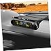 Amosfun Car Digital Clock Solar-Powered Thermometer Vehicle Dashboard Car Accessory Thermometer