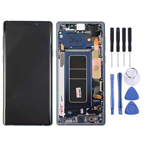 Écran Note9 noir ou cassé ? Remplacez-le par le bloc LCD complet N960F avec cadre bleu