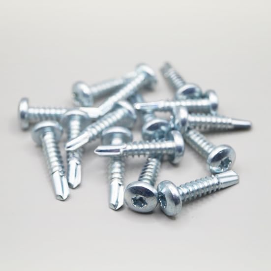 Bohrschrauben Ø 2,9-6,3 Stahl verzinkt 7504 N selbstschneidend Linsenkopf TX Torx (500, 6,3 x 16 mm)