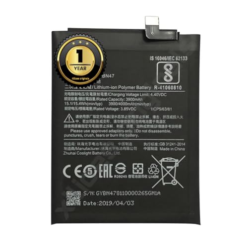 Image of BN47 Battery for Redmi 6 Pro I A2 Lite M1805D1SI Battery with 1 Year Warranty** (B162)