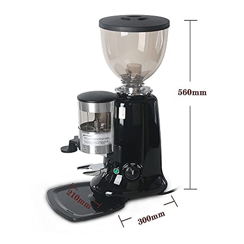 GOUDAN-QIU Elektrische Kaffeemühle, elektrischer Kaffeemühle Haushalt rot, konisch Grat Große Kapazität und Dicke können… – Bild 8