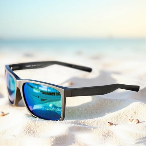Image of MAXJULI XL Z87 Sunglasses for Big Wide Heads Men TR90 Ultralight UV400 Protection Glasses 8108