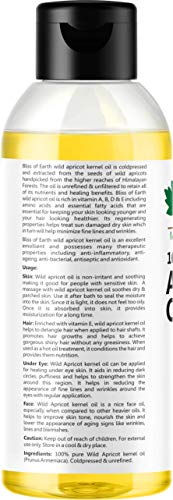 Bliss of Earth™ Wildcrafted Himalayan Apricot Oil Coldpressed & Unrefined (100 ML)