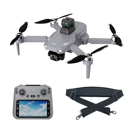 Drone Professionnel KYF, Double Caméra 8K HD, Gimbal 3 Axes, télécommande avec Écran 4,5'', 249g, Autonomie 25min,
