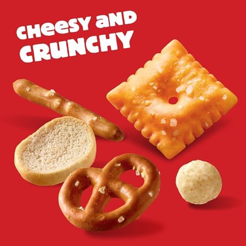 Cheez-It Snack Mix, Lunch Snacks, Cheese Snacks, Classic, 10.5oz Box (1 Box)