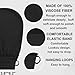 Nuralisse Skincare Premium Exfoliating Mitt – Vegan Viscose exfoliating Kessa Glove for Self-Tan Removal, Keratosis Pilaris & Smooth, Radiant Skin (Black, 1 Mitt)
