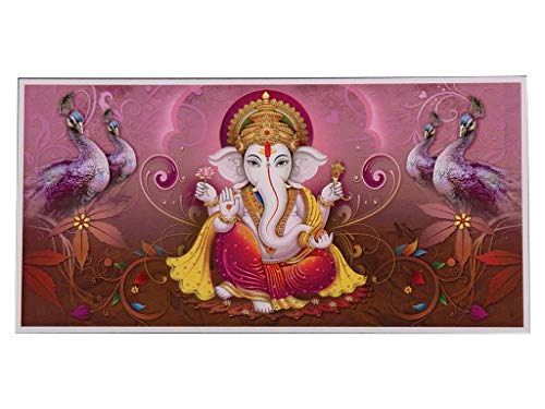 Poster Ganesha haute impression multicolore d'art vertical lot de 2