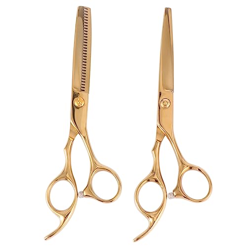 Beatifufu Professional Hair Cutting Scissors Set 2pcs Barber Scissors Hair Cutting Tools