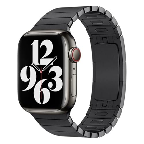 Bracelet de montre acier inoxydable haut de gamme poli avec fermoir papillon