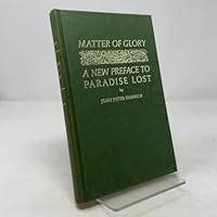 Matter of Glory: A New Preface to Paradise Lost 0822935643 Book Cover