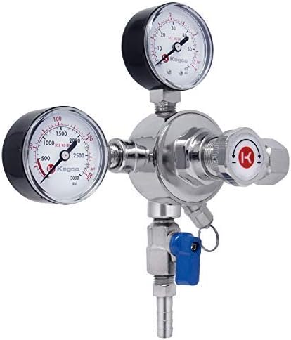 Kegco KC LH-542 Draft Beer Regulator, Chrome