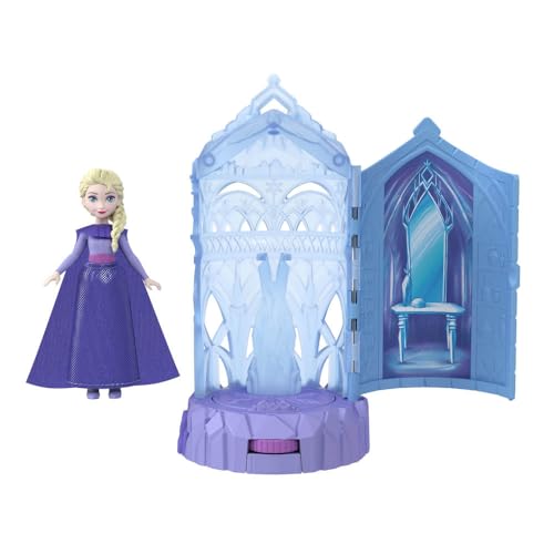 Mattel Disney La Reine des Neiges Ice Reveal Coffret 1 mini-poupée avec gel Squishy Ice et 6 surprises, dont un personnage du film et des éléments de jeu (les poupées peuvent varier), HXH17 (Lot de 2)