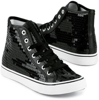Balera Sequin High and Low Top Sneakers for Girls & Women Perfect for Dance