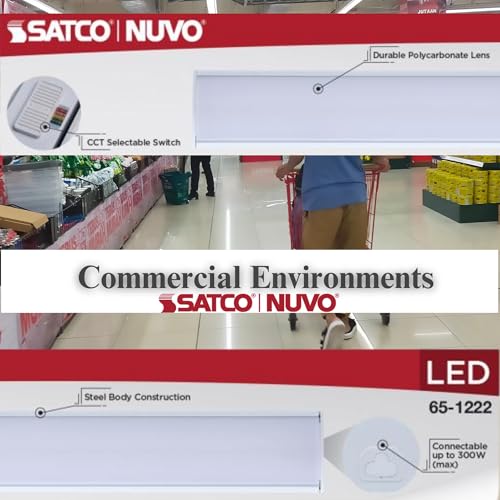 Tira de LED conectable Satco 10W 1 pie 2 unidades miniatura 7
