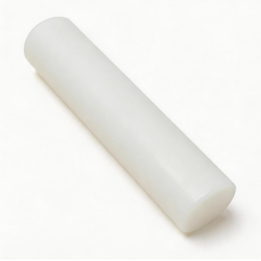 Black HDPE Rod 4" Dia(102mm),7.5"(190mm) Length HDPE High Density Polyethylene Round Rod for Mechanical Processing of Various Parts and DIY Projects