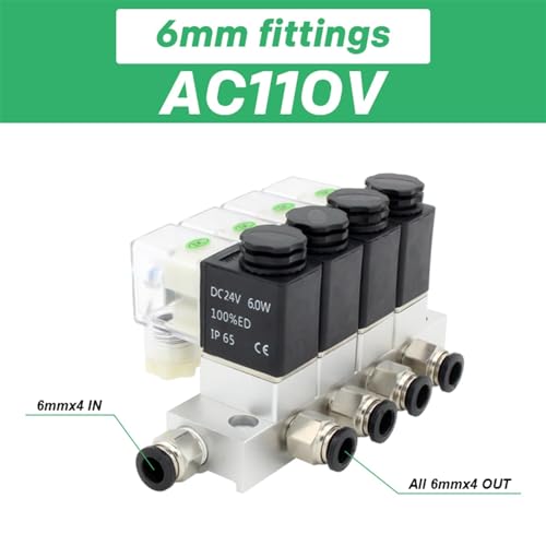 Vanne pneumatique magnétique 2V025-08 à combinaison multidirectionnelle stable