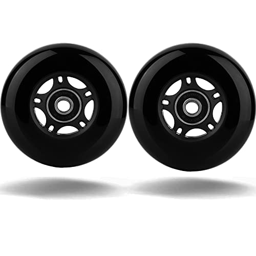 Inline Skate Wheels Replacement 80Mm Inline Wheels With Abec-9 Bearing For Blades Roller Hockey 80Mm Skate Inline Wheels - 85A Rebound For Indoor & Outdoor #TOP12