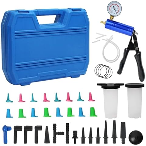 WNZ Hand Held Vacuum Pump Brake Bleeder Pressure Tester Vacuum Gauge Kit brake bleeder brake bleeder kit brake bleeder pump brake bleeding kit (updated model) Cover