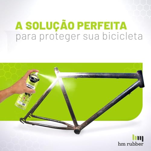 Spray Borracha Líquida Aerosol Hm Rubber 400ml Spray (Aluminio/Prata/Prateado)