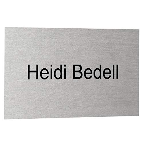 Perpetual Plaques - Great for Employee of The Month, Sponsered and Donated by Plaques and Sporting Awards. Order All Small Plates Now, or One at a Time Later (Silver Plate Only)