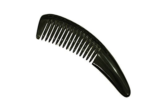 Wide Tooth Buffalo Horn Comb Large Horn-shaped Comb - HC014