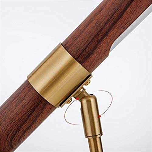 Lampe moderne à grain de bois LED avec éclairage vertical de salon - 5