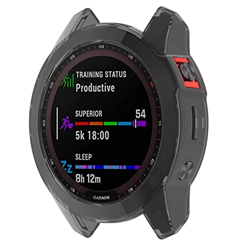 Carcasa Garmin Fenix 7X protectora LOKEKE antishock de TPU flexible