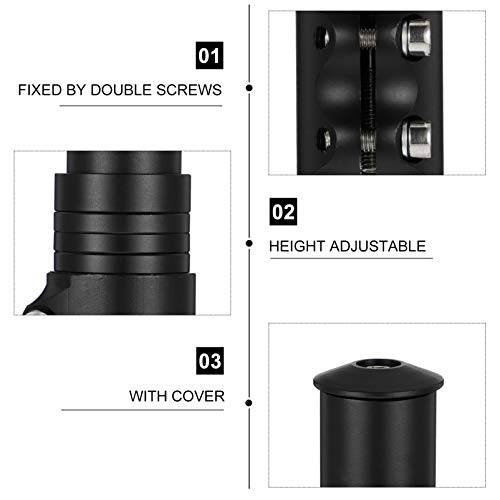 BESPORTBLE Caule Bicicleta MTB Guiador Stem Riser Extender Adaptador Com Chave Sextavada de Alumínio