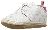 Robeez Baby-Girl's Slip-On, Cool and Casual Cream Dot, 12-18 Months M US Infant