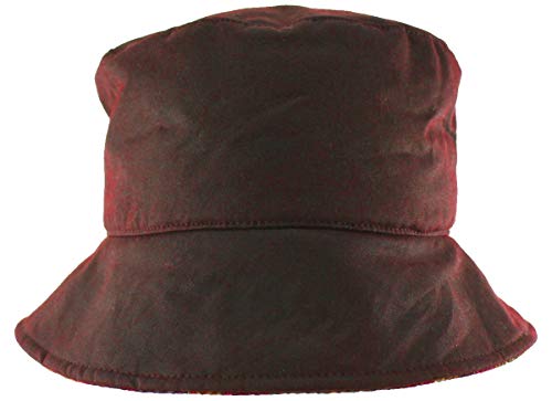 Chapeau ciré avec nœud de la marque Failsworth en rouge