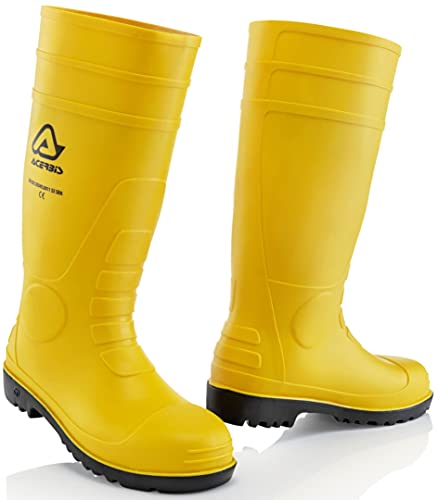 Acerbis 00SET Bottes de protection en cuir renforcé pour motards