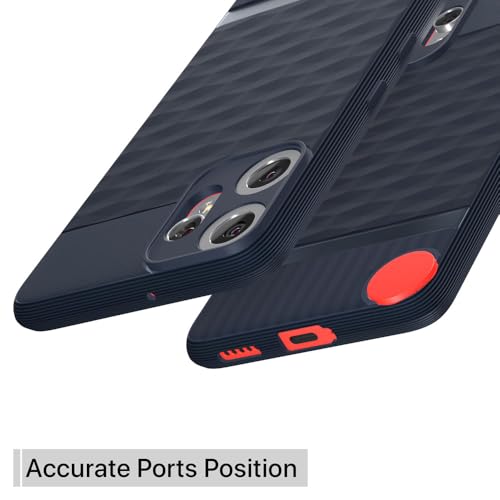Image of Shockproof Case for CMF by Nothing Phone 2 Pro 5G | Full Camera Protection | TPU Flexible Back Cover for CMF by Nothing Phone 2 Pro 5G (Steel Blue)