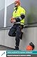 ACE Neon Warnschutz-Jacke - starke Softshell-Warnjacke inkl. Reflektoren und abnehmbarer Kapuze - EN ISO 20471 - Gelb - XL