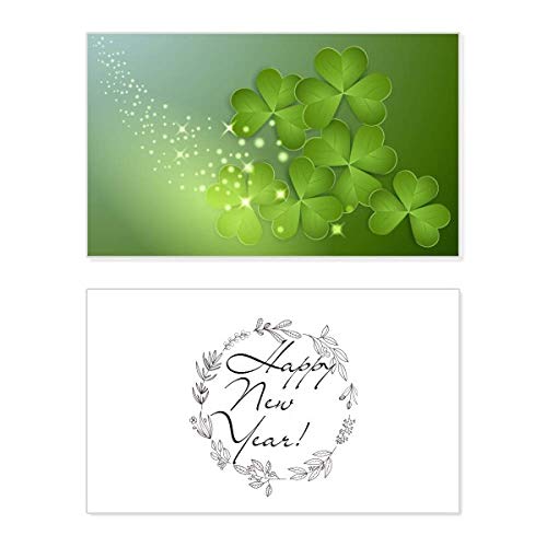 Carte de nouvel an originale St.Patrick pour éviter les vœux banals