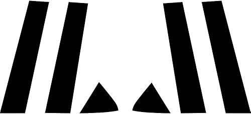 Miniatura 3 de Rvinyl Moldura de ventana de poste de pilar compatible con Dodge Charger 2006-2010 - Mate (negro)