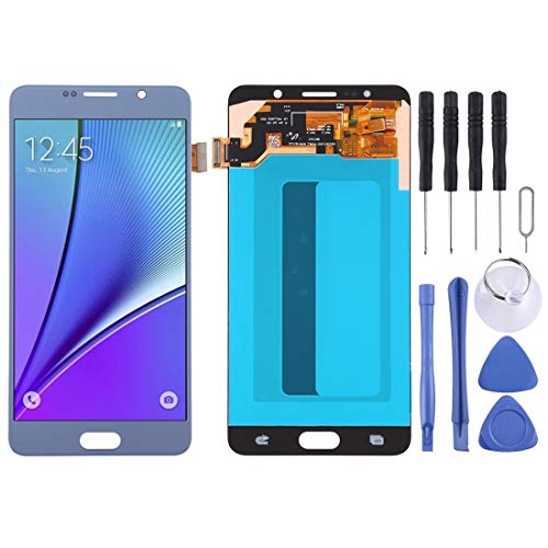 Écran LCD pour Samsung Note 5 OLED afficheur tactile bloc complet bleu clair