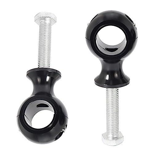 Pince guidon moto 2cm noire pour stopper le jeu de direction