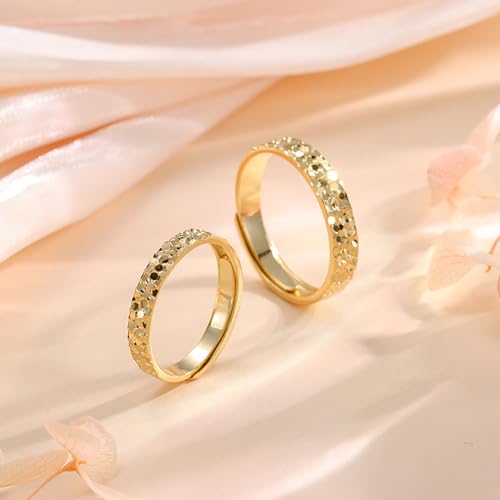 925 Sterling Silver Hammered Adjustable Open Ring for Women Engagement Promise Love Statement Stacking Finger Bands Rings Minimalist Jewelry Gifts4