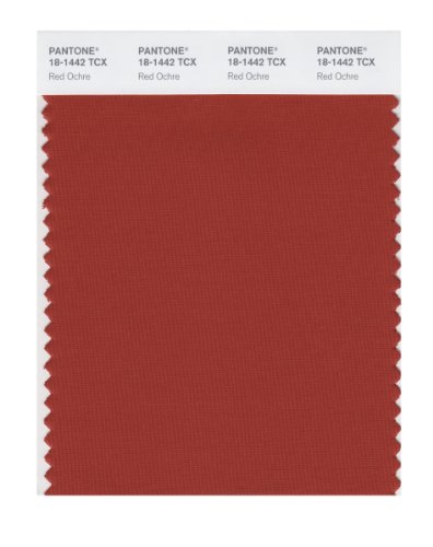 PANTONE Smart 18-1442X Color Swatch Card, Red Ochre