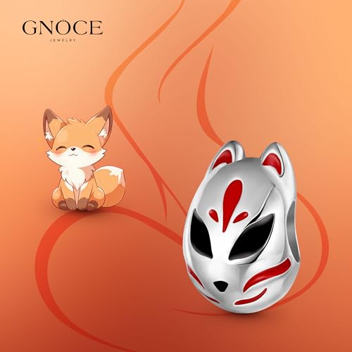 Image of GNOCE Japanese Charm Bead Silver Plated Pendant Dangle Charms fit Bracelet Jewelry Gift for Women