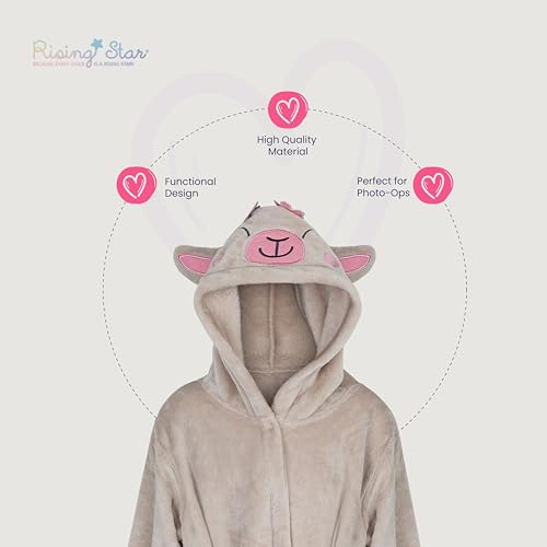 Rising Star Baby Toddler Robe Or Kids Robe for Girls and Boys - Kids & Baby Bath Robe Spa Set with Washcloth or Slippers3