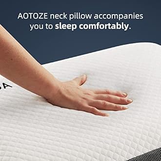 Best Firm Memory Foam Pillow, 28 x 15 x 4.5 inch, CertiPUR-US Certified, Breathable, Washable Pillowcase, 3-Year Warranty