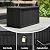Yardgrace 200 Gallon Deck Boxes Outdoor Waterproof, Outdoor Storage Box with Lockable Lid & UV-Resistant for Patio Furniture, Outdoor Cushions, Garden Tools and Pool Supplies, Black