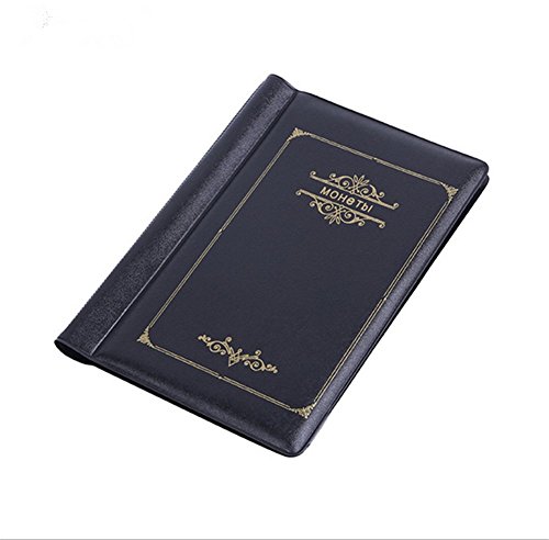 cr-album Coins Commemorative Coin with 120 compartments of Coins 10 Pages Collection Storage File Cover